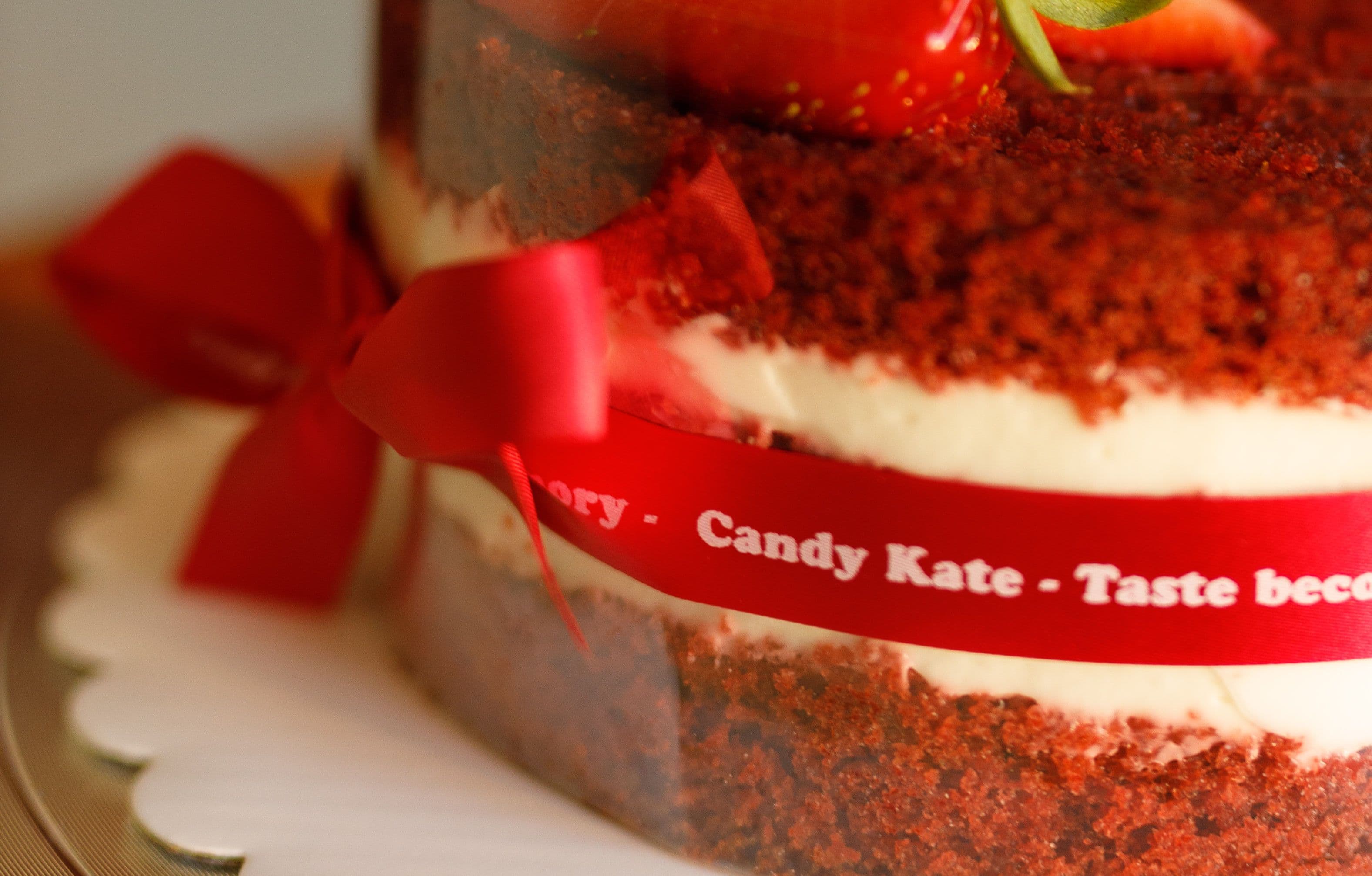 Strawberry red velvet, fresh from the box